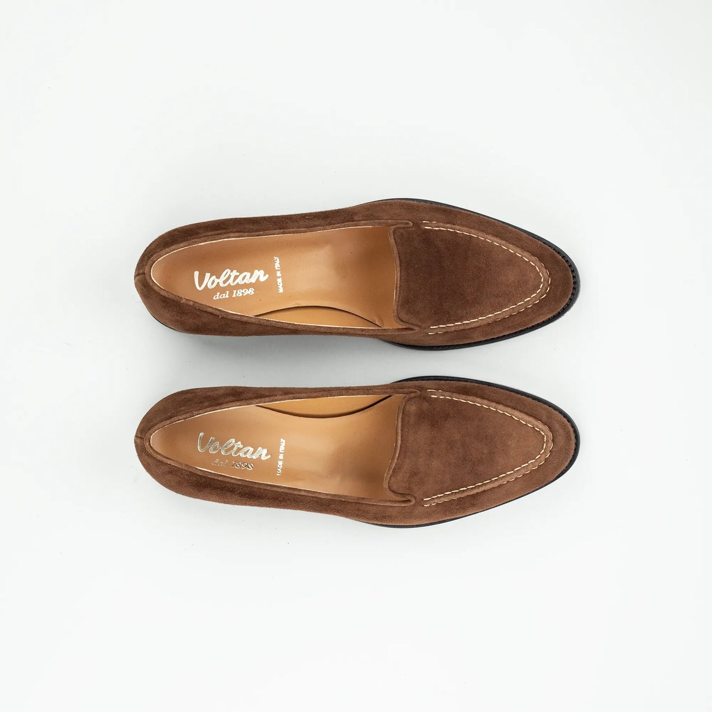 Voltan – Moccasin Loafer Wildleder Braun | Handmade Italy | Premium Damenschuh