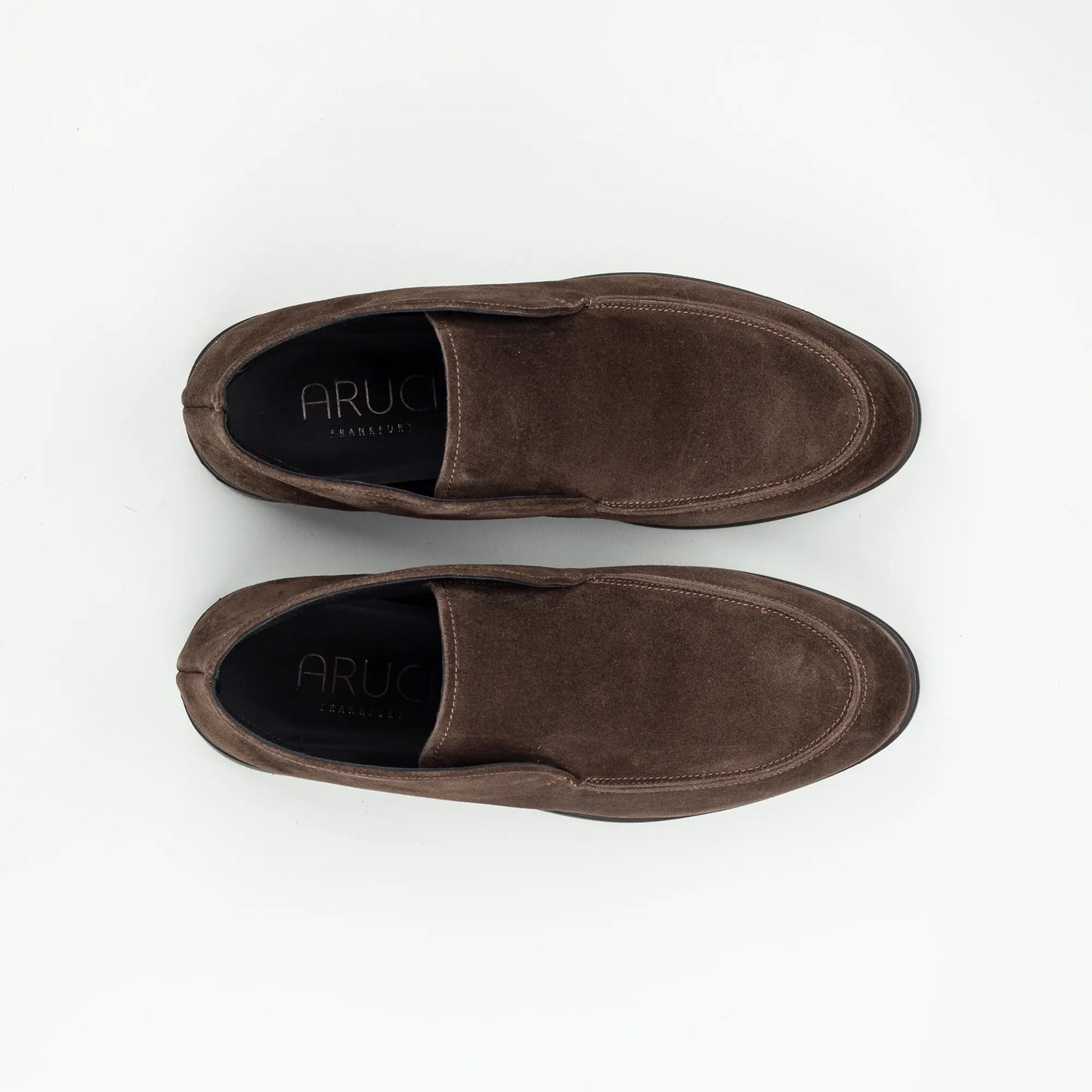 Aruci – Boot Loafer Braun Ziegen Wildleder | Handmade Italy