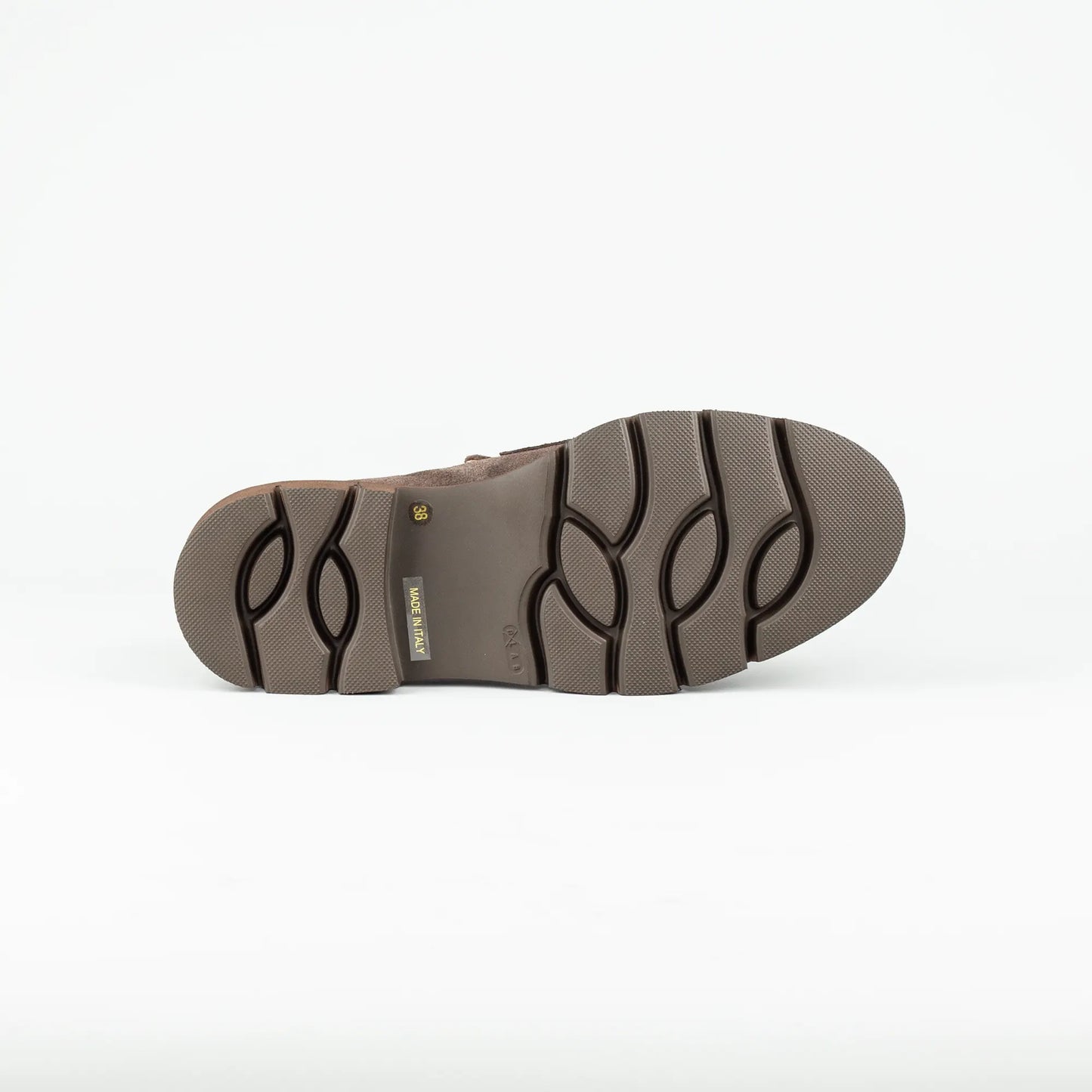 Aruci – Loafer Velourleder Braun | Modische Form | Flexible Gummisohle | Handmade Italy