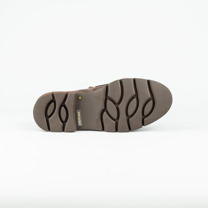 Aruci – Loafer Velourleder Braun | Modische Form | Flexible Gummisohle | Handmade Italy