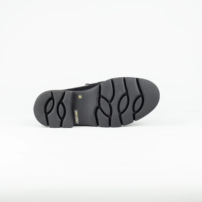 Aruci – Loafer Kalbsleder Schwarz | Modische Form | Flexible Gummisohle | Handmade Italy