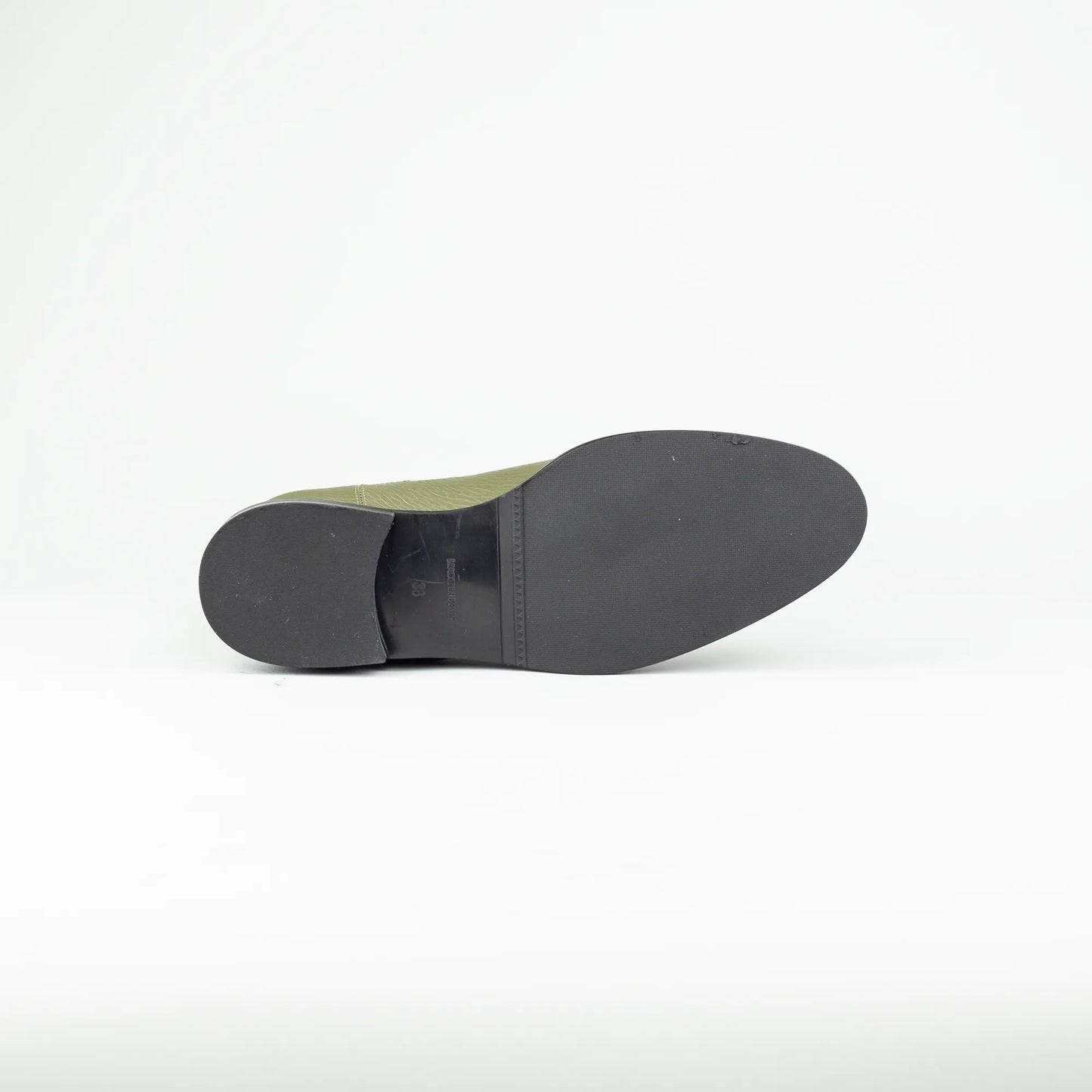 Voltan – Chelsea Boot Geprägtes Kalbsleder Grün | Handmade Italy | Premium Damenschuh