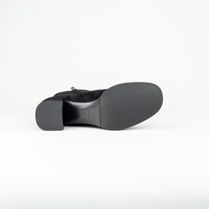 Aruci – Ankle Boot Wildleder Schwarz | Tolle Passform | Handmade Italy