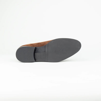 Voltan – Moccasin Loafer Wildleder Braun | Handmade Italy | Premium Damenschuh
