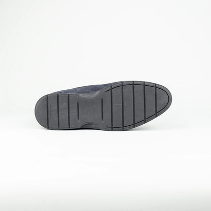 Aruci – Boot Loafer Dunkelblau Ziegen Wildleder | Handmade Italy