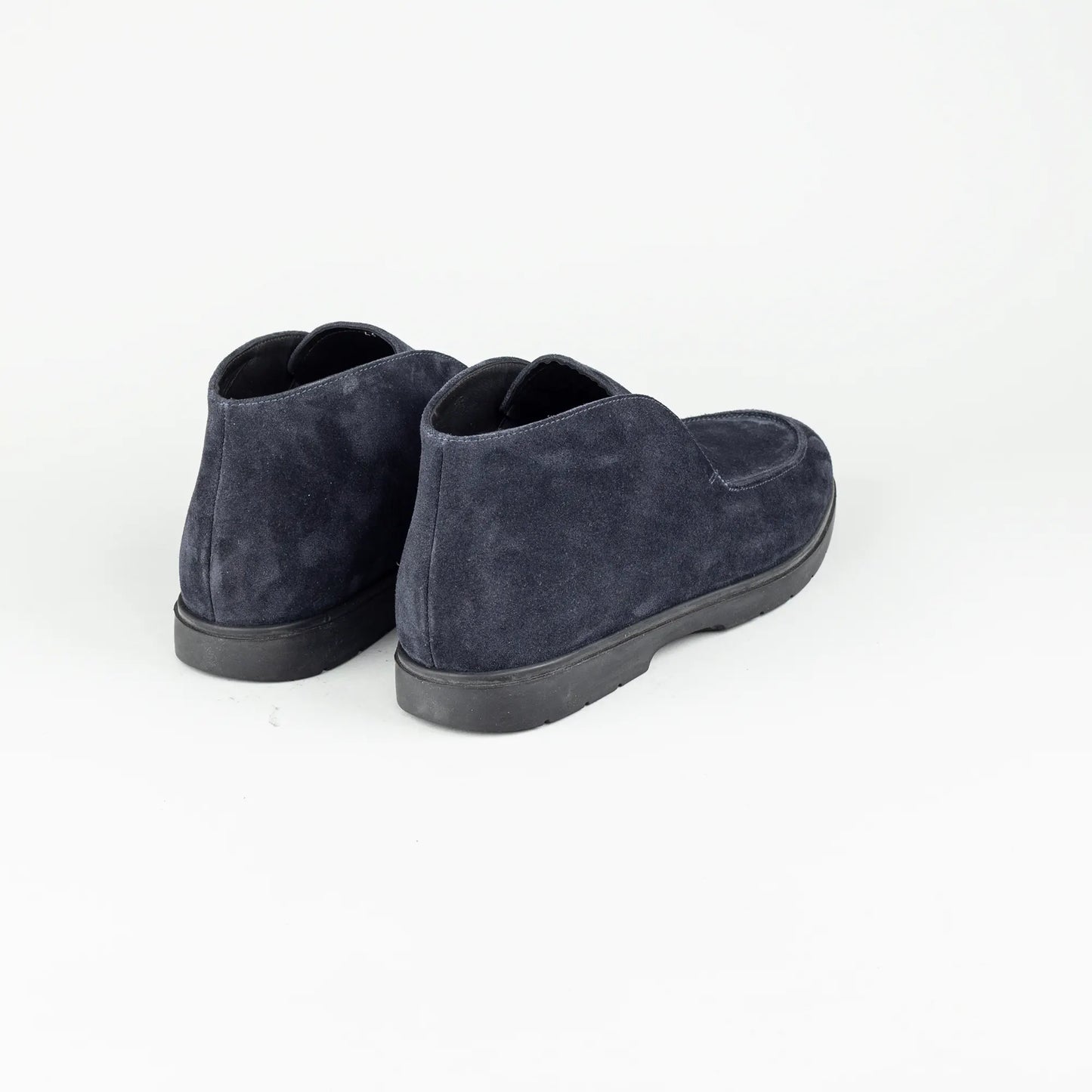 Aruci – Boot Loafer Dunkelblau Ziegen Wildleder | Handmade Italy