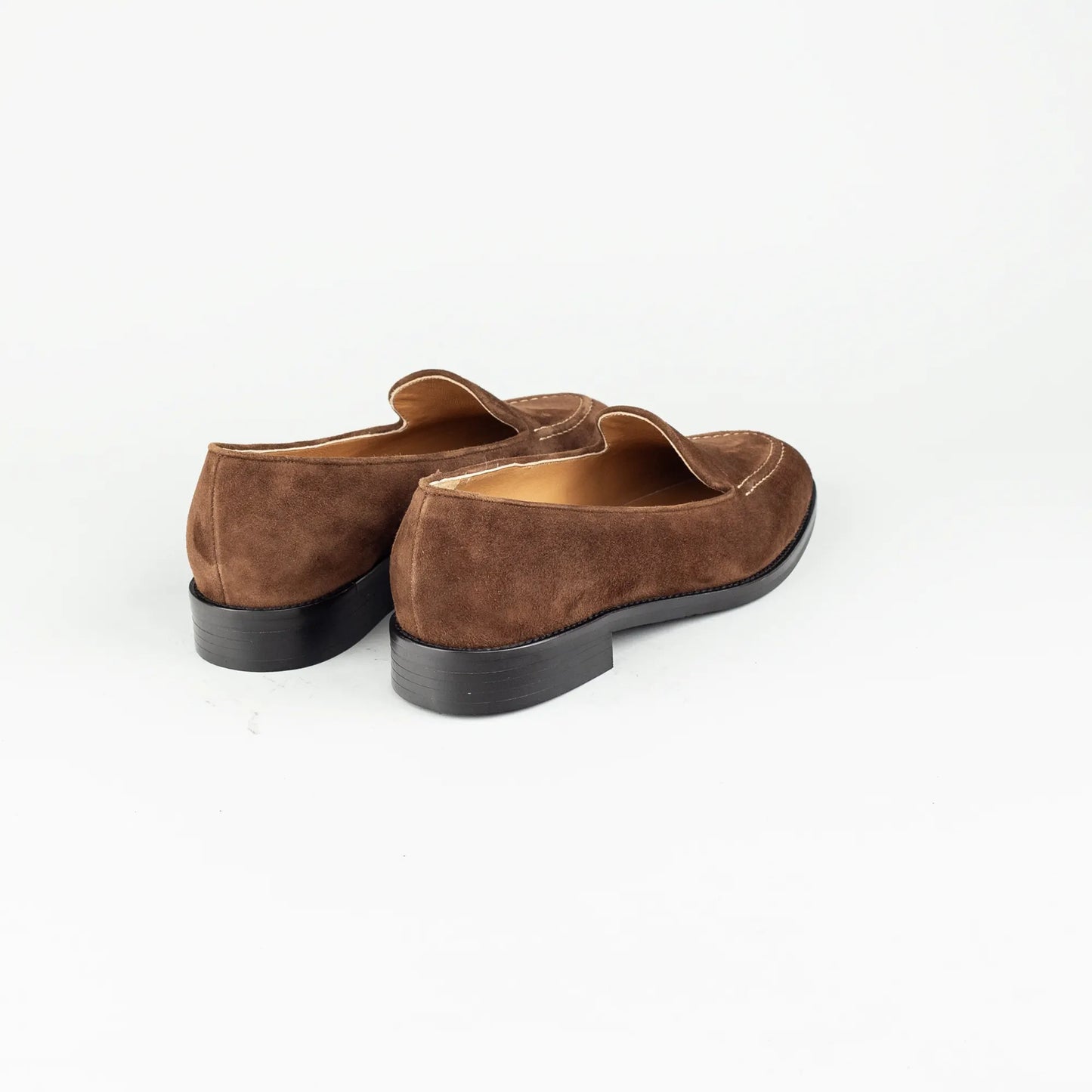 Voltan – Moccasin Loafer Wildleder Braun | Handmade Italy | Premium Damenschuh