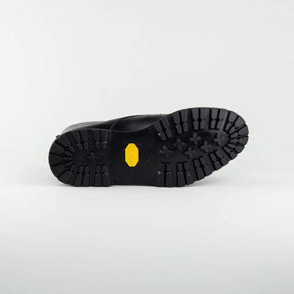 Berwick | Schnürboots Schwarz – Hochwertiges Kalbsleder, Norweger Naht, Vibram Sohle | Handmade in Spain