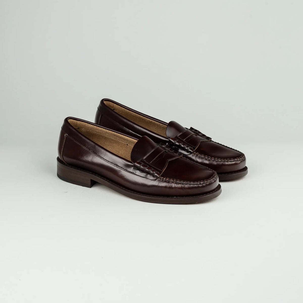 Castellano | Penny Loafer Damen Braun – Handgenähtes Vorderblatt | Handmade in Spain