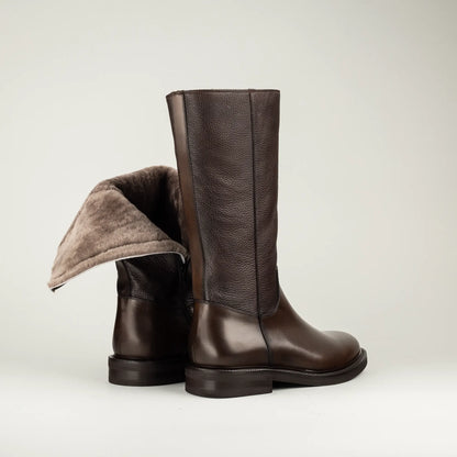 Aruci – Hoher Herren-Lammfellstiefel für kalte Tage
