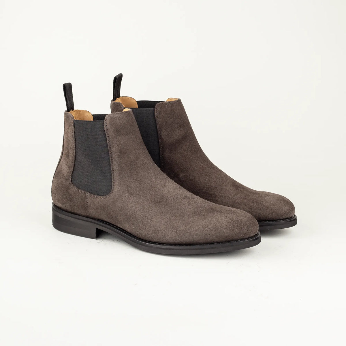 Chelsea Boot Herren aus grauem Wildleder & Dainite-Sohle | Aruci