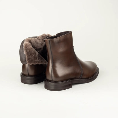 Aruci – Herrenstiefel mit echtem Lammfellfutter