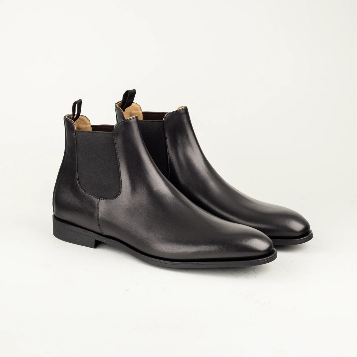 Aruci – Chelsea Boot Herren aus schwarzem Kalbsleder