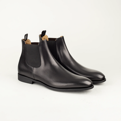 Aruci – Chelsea Boot Herren aus schwarzem Kalbsleder