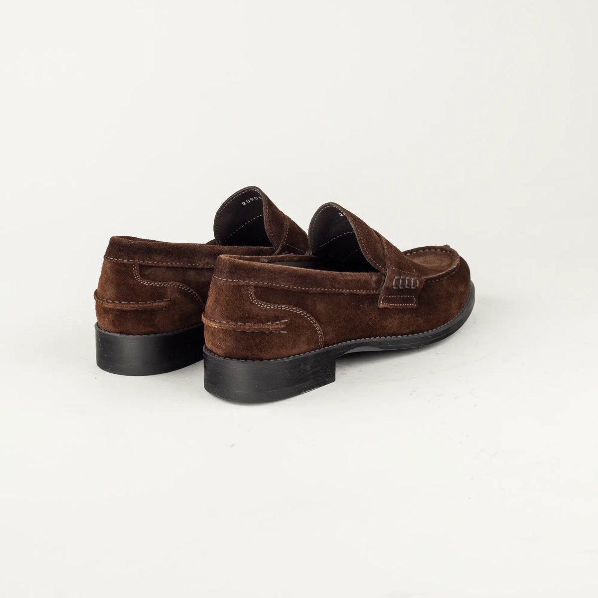 Antica Couieria – Handgemachter Loafer aus Wildleder, Braun, Toskana