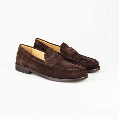 Aruci – Penny Loafer Herren aus braunem Wildleder
