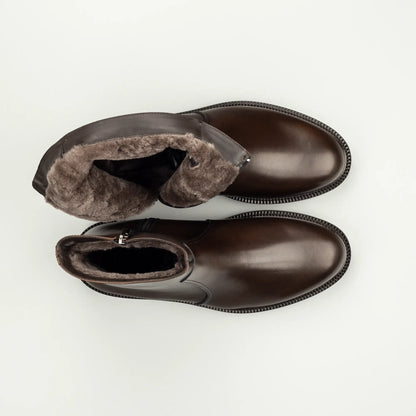 Aruci – Herrenstiefel mit echtem Lammfellfutter