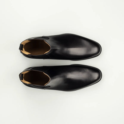 Aruci – Chelsea Boot Herren aus schwarzem Kalbsleder