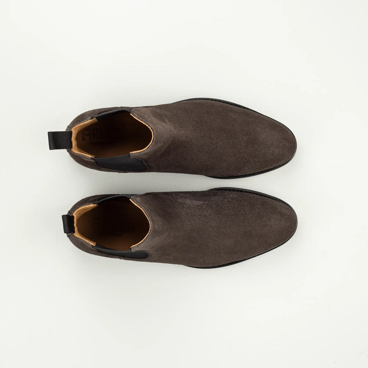 Chelsea Boot Herren aus grauem Wildleder & Dainite-Sohle | Aruci