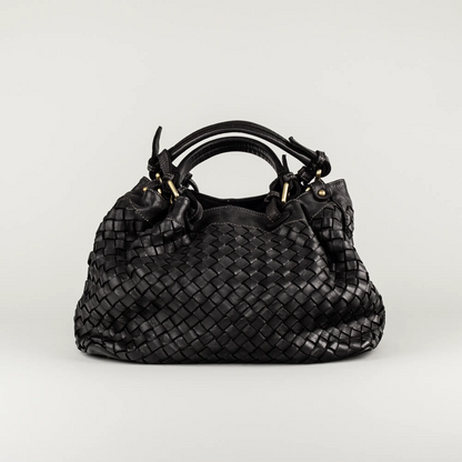 Aruci – Damenhand- und Schultertasche aus geflochtenem Leder