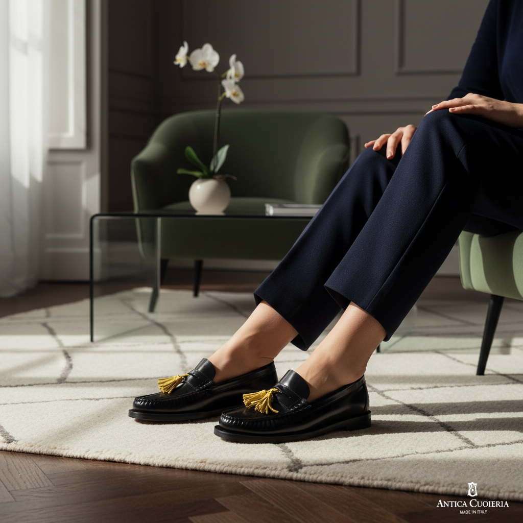 Antica Cuoieria Tassel Loafer getragen