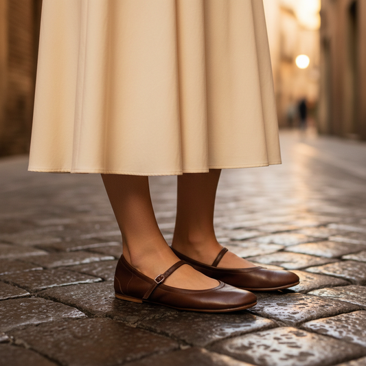 Aruci Ballerina – Schokobraun Outfit