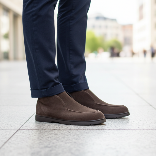 Aruci Boot Loafer Braun Seitlich Hell