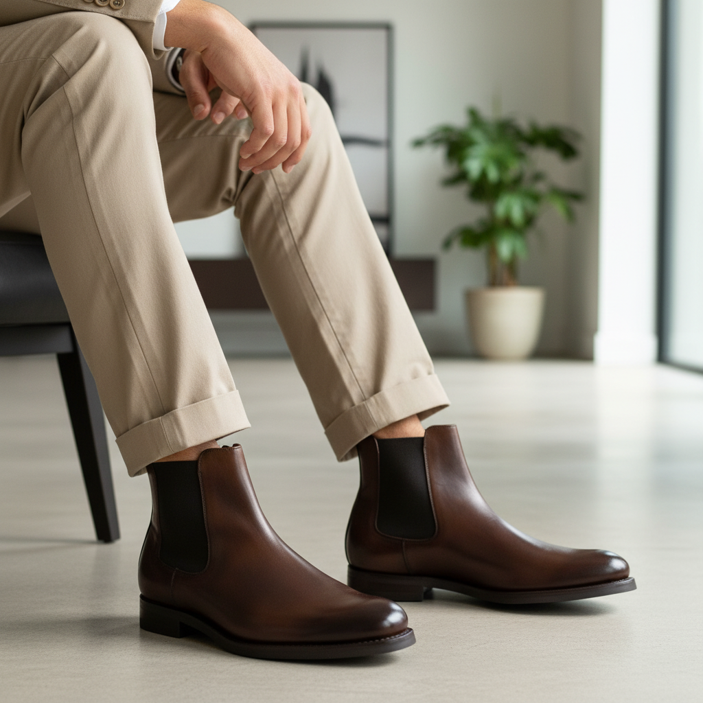 Aruci Chelsea Boot Goodyear dunkelbraun