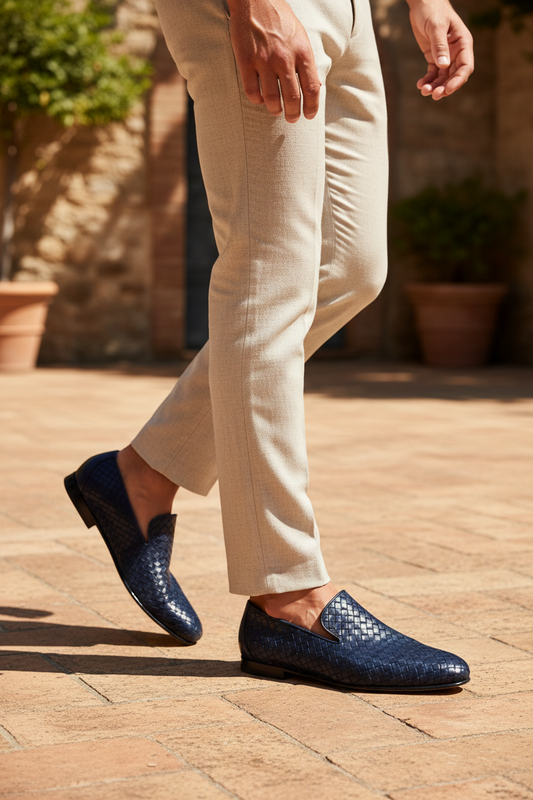 Geflochtener Herren Loafer Toskana – Mediterran Sommer