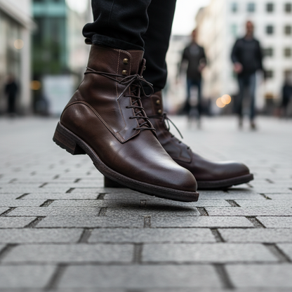 Maurizi 9482 Ebano Boot Close-up