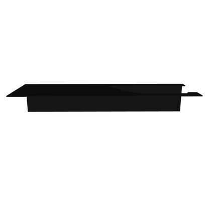 Toilettenpapierhalter ohne Bohren mit Ablage Schwarz
