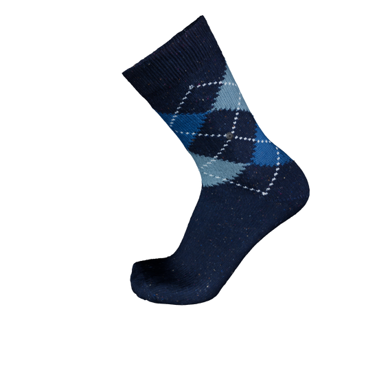 Burlington Raw Argyle dark blue