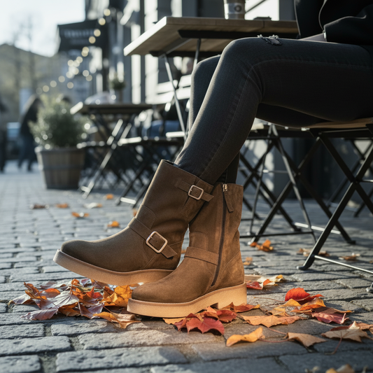 Triver Flight Ankle Boot - Café Lifestyle mit Spotlight
